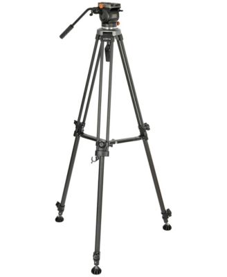 Hugh 3-Sec Carbon Fiber Video Tripod with AirHed Motion Fluid Head