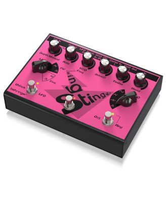RING STINGER 90s Style Ring Modulator and Fuzz Effects Pedal