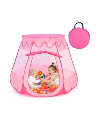 Portable Kid Play House Toy Tent with 100 Balls, for Backyard and Outdoor Active Play Ages 3 to 8 years
