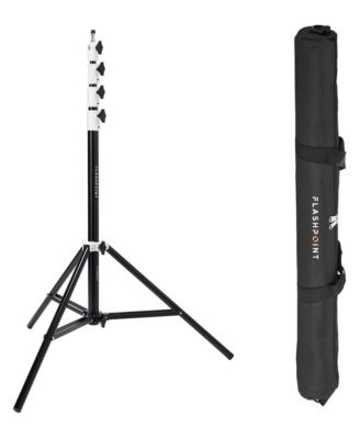Pro Heavy-Duty Air-Cushioned Light Stand (White, 9.5')