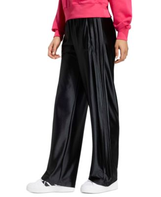 Women's Seasonal Essentials Satin Wide-Leg Pull-On Pants