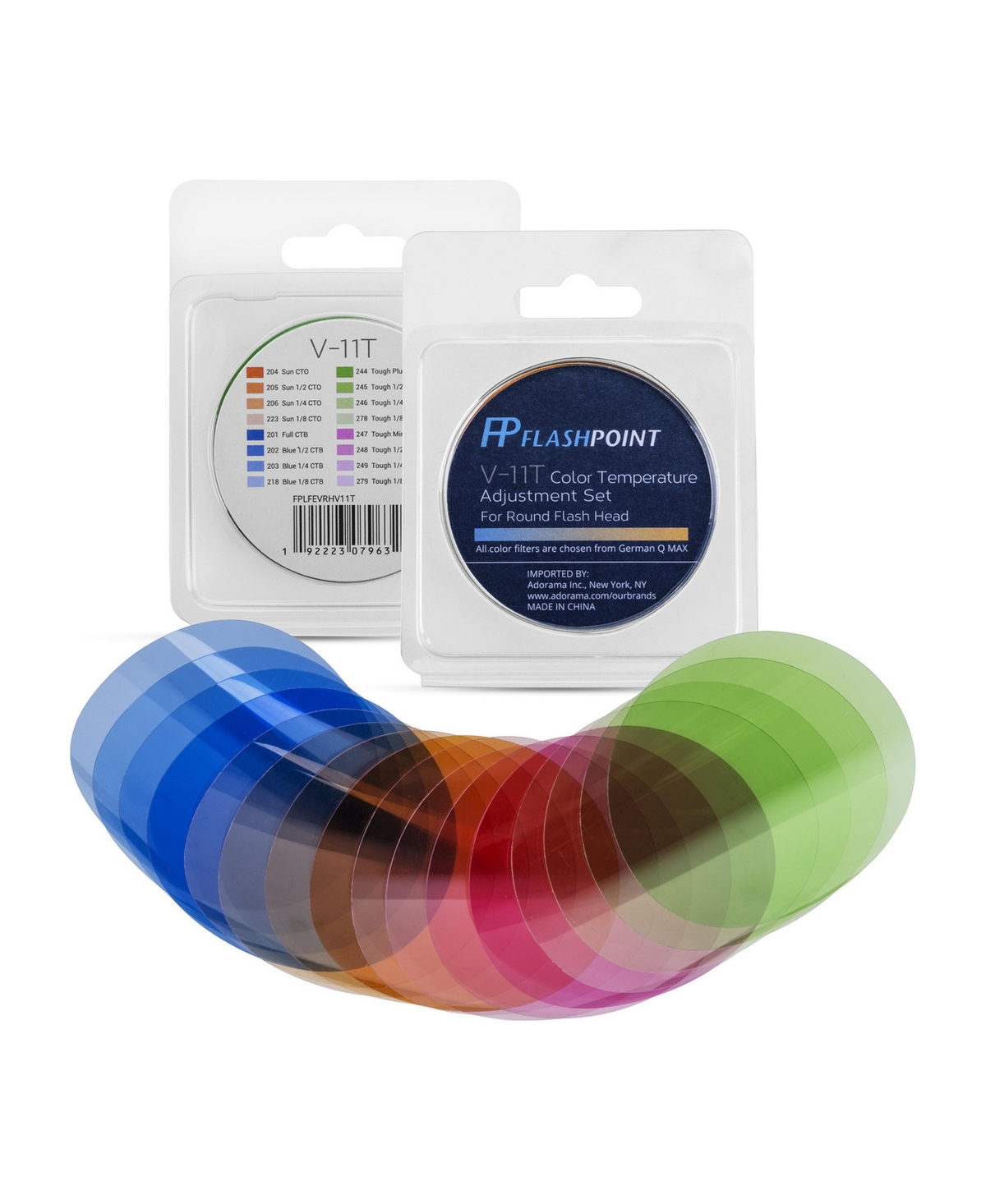 Flashpoint V-11T Color Temperature Adjustment Set for Round Flash Heads
