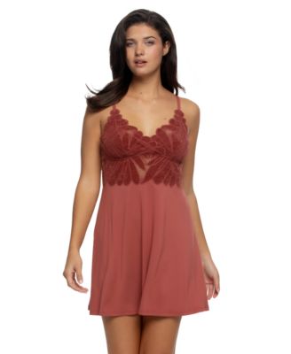 Women's Lace V-Neck Sleeveless Chemise
