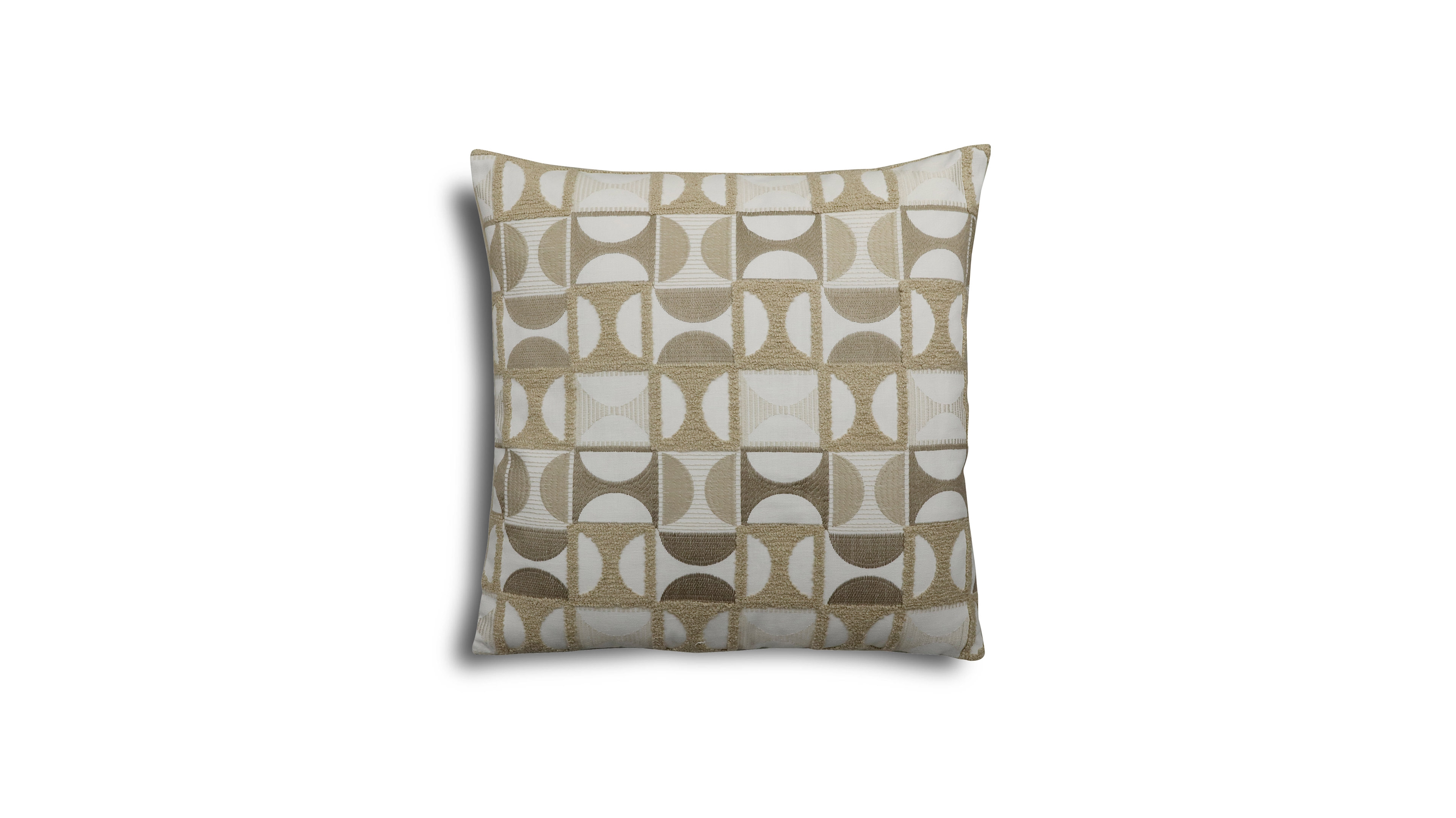 Riverbrook Home Charlotte Tufted Embroidery Decorative Pillow, 22" x 22"