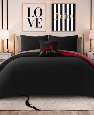 Cherry Toss Cheetah Reversible 8-Piece Bed in a Bag, Queen