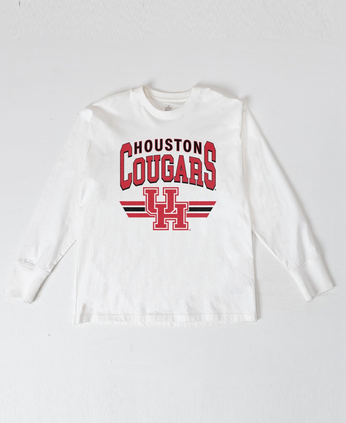 Женская футболка Gameday Couture White Houston Cougars Oversized Swift Strike Long-Sleeve — фото 2