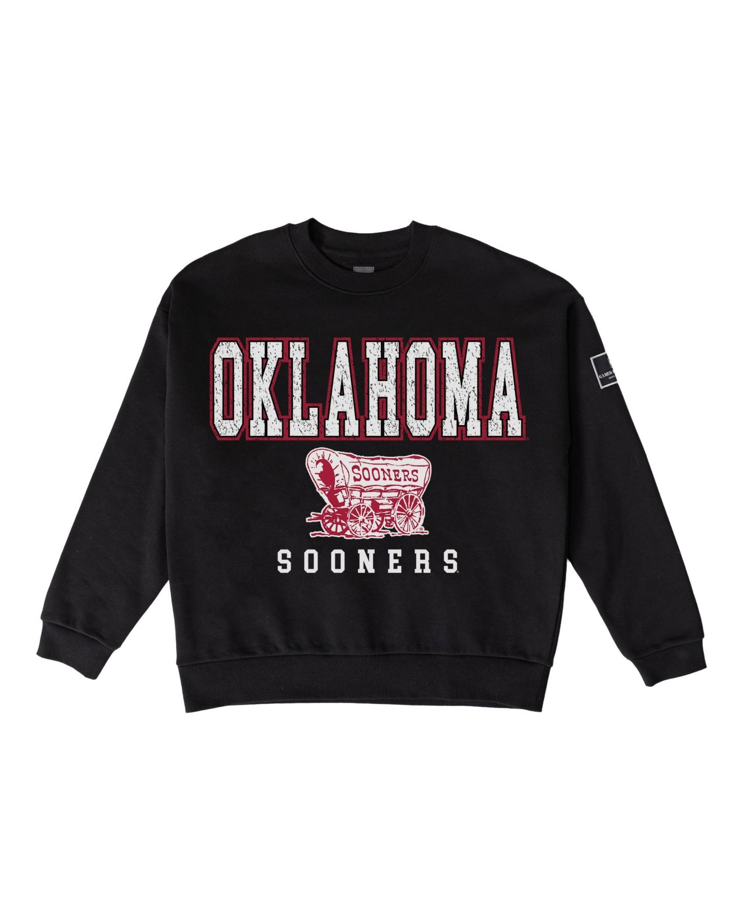 Женская толстовка Gameday Couture Black Oklahoma Sooners Oversized Level Up Black Label Premium — фото 6