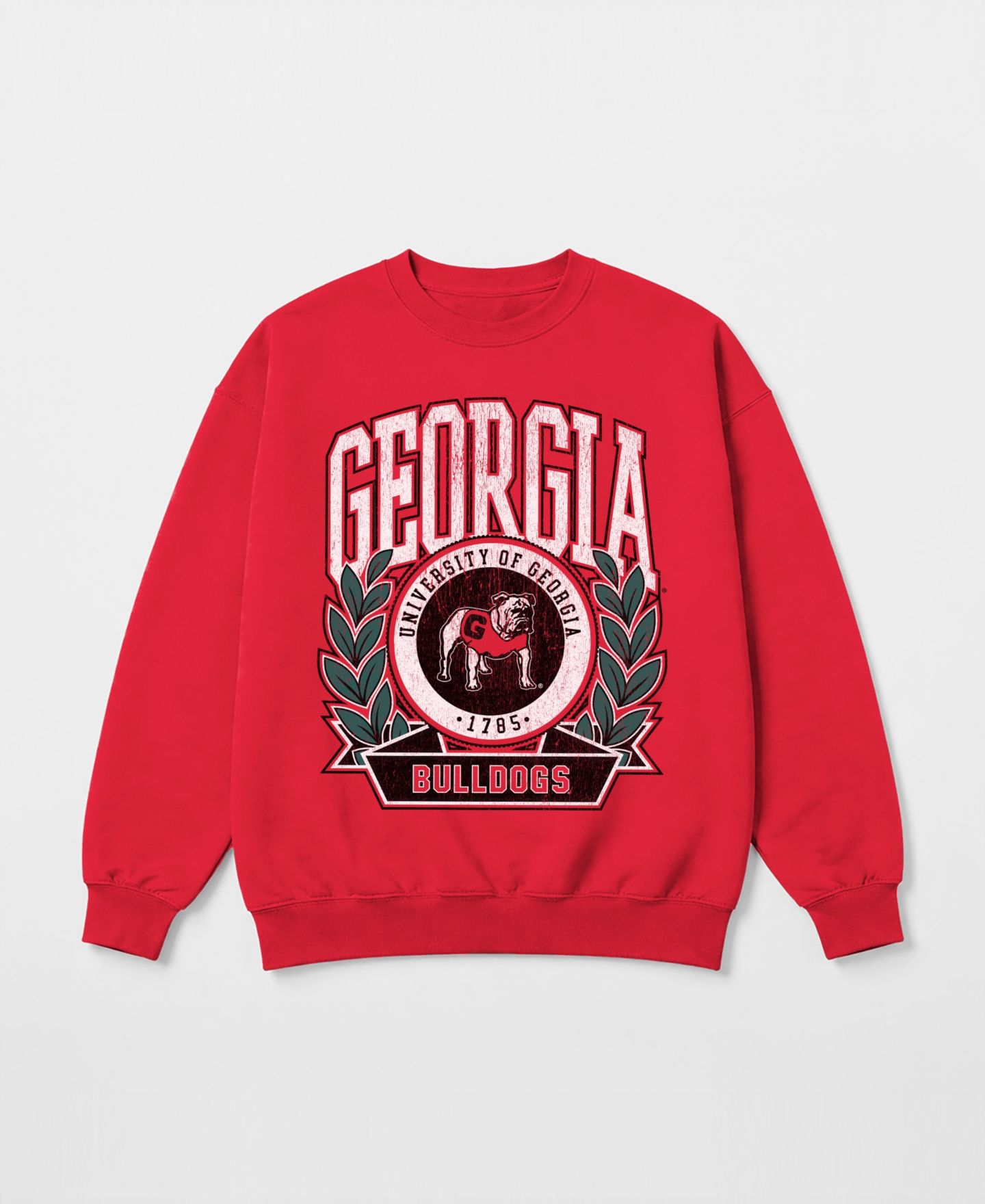 Женская толстовка Gameday Couture Red Georgia Bulldogs Classic Archives Oversized Premium Fleece — фото 5