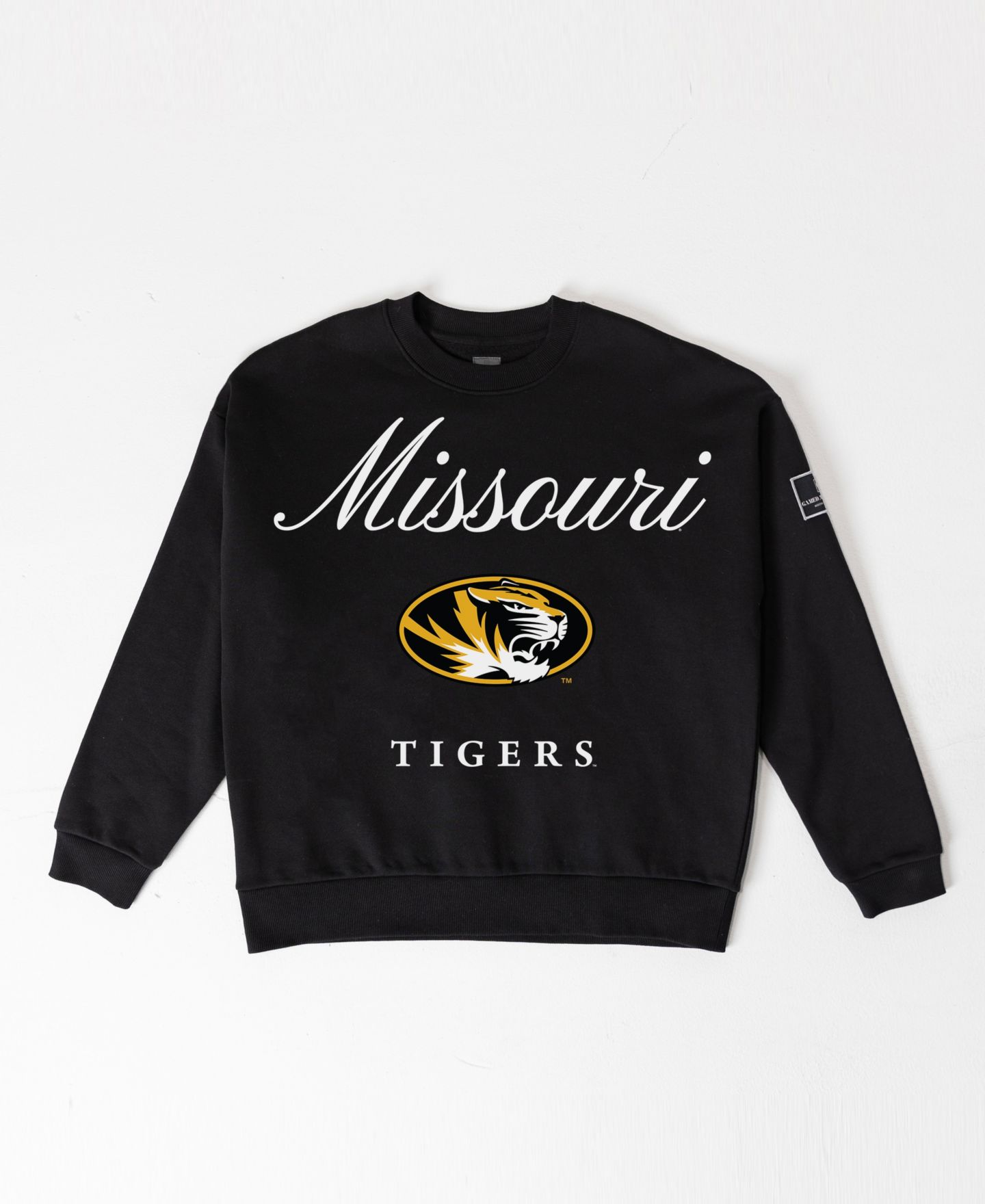 Женская толстовка Gameday Couture Black Missouri Tigers Oversized Legacy Club Black Label Premium Fleece — фото 5
