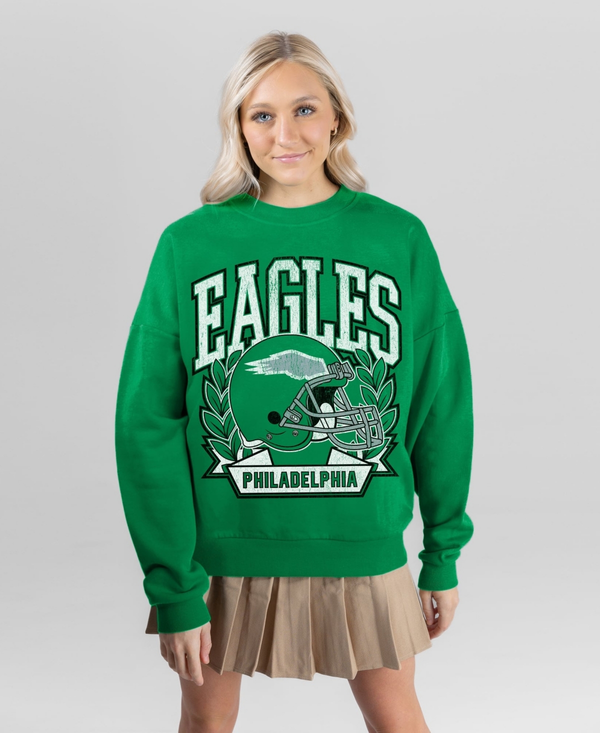 Gameday Couture Women's Kelly Green Philadelphia Eagles Classic Archives Premium Fleece Sweatshirt - Kelly Green