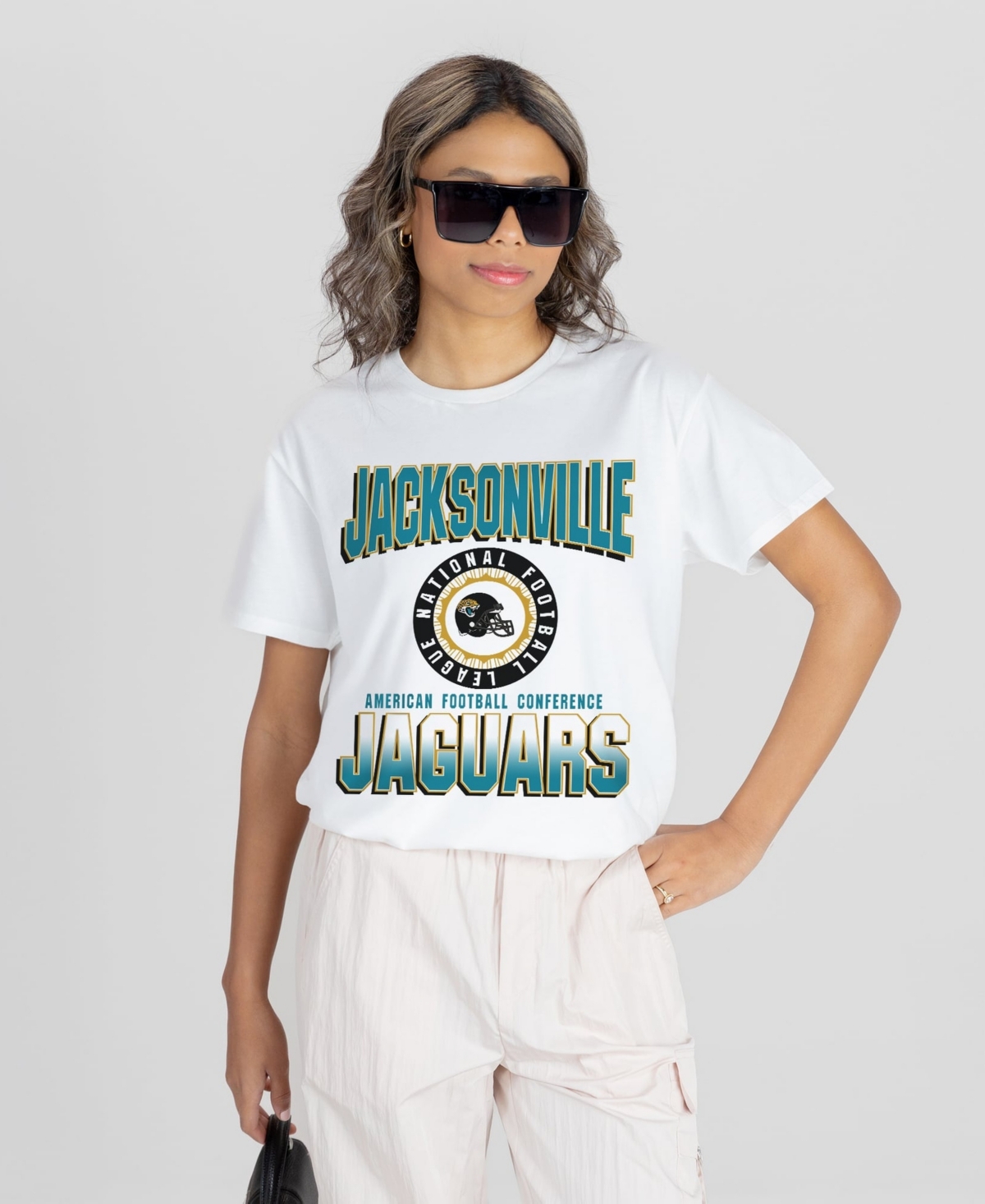 Gameday Couture Women's White Jacksonville Jaguars Oversized All-Time Classic Flowy T-Shirt - White