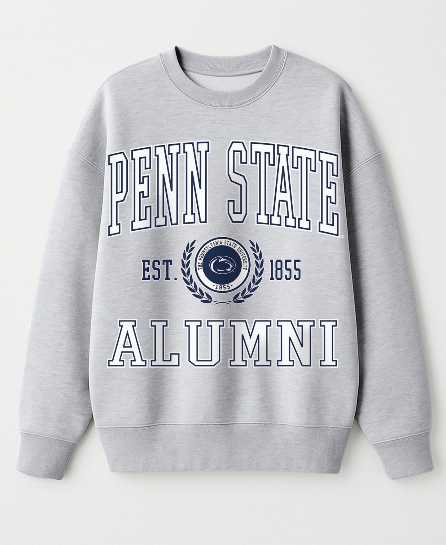 Женская толстовка Gameday Couture Ash Penn State Nittany Lions Degree Unlocked Oversized Premium Fleece — фото 4