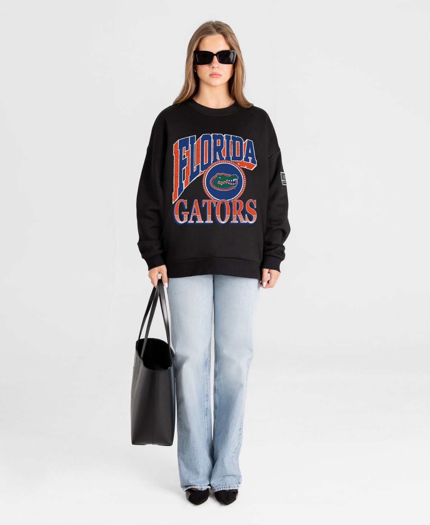 Женская толстовка Gameday Couture Black Florida Gators Victory Black Label Premium Drop Shoulder — фото 3