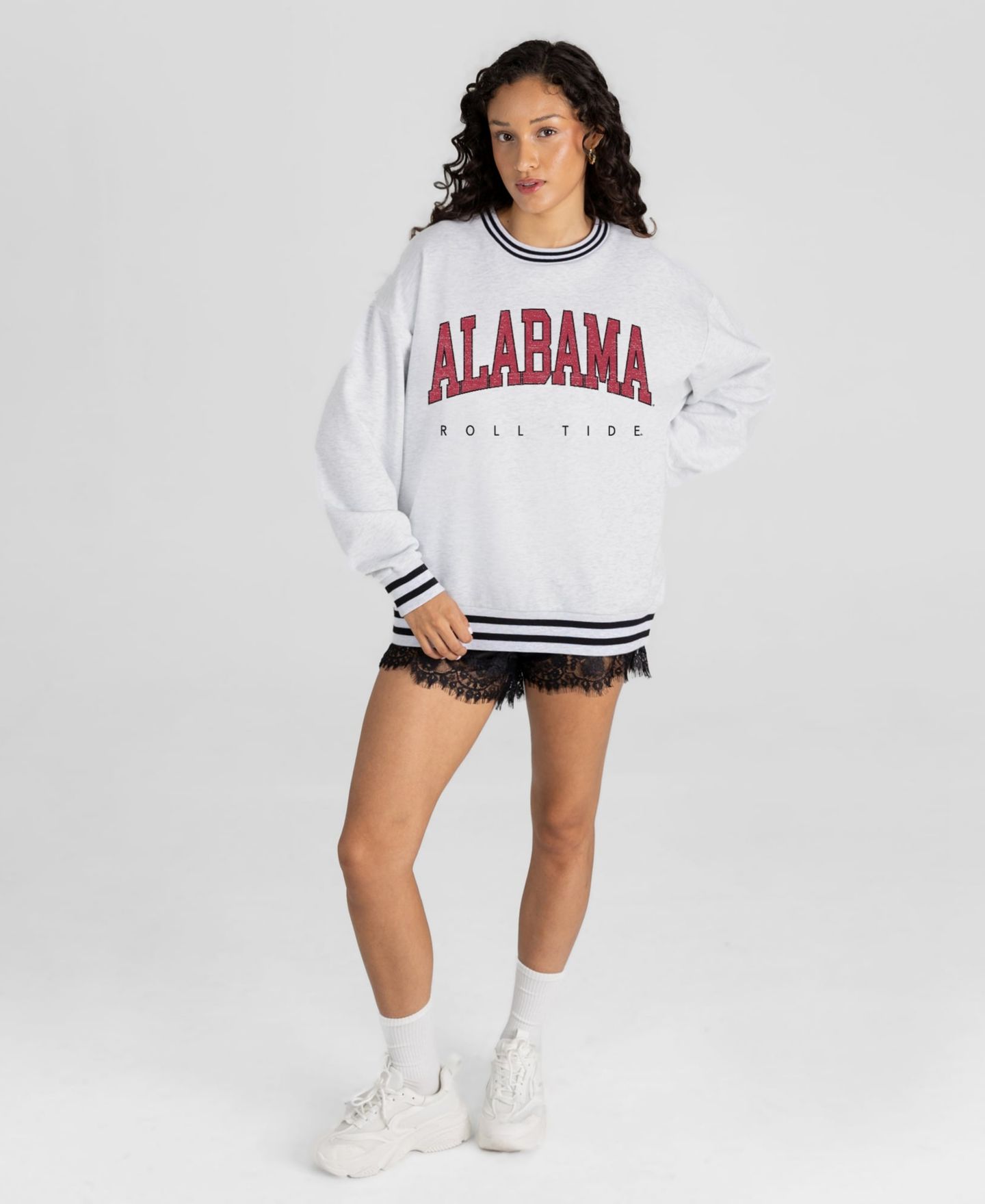 Женская толстовка Gameday Couture Ash Alabama Crimson Tide Easy Energy — фото 3