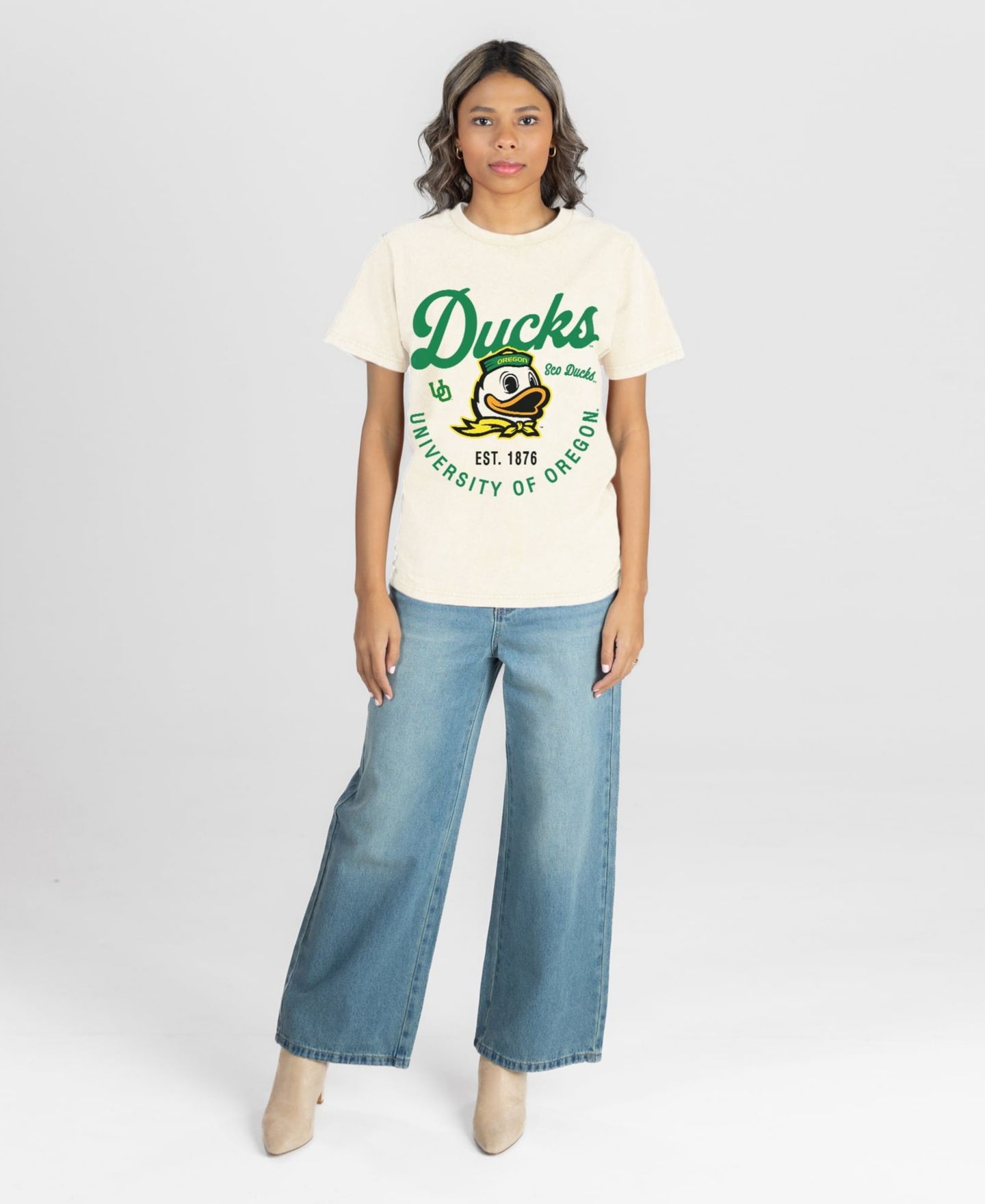 Женская футболка Gameday Couture Natural Oregon Ducks You Know Our Name — фото 2