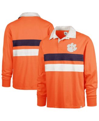 '47 Brand Men's Orange Clemson Tigers Clubhouse Knox Thames Rugby Long ...