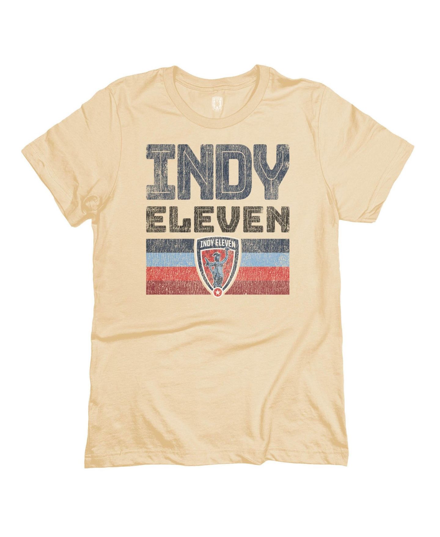 Мужская футболка 1863FC Tan Indy Eleven Retro Stripes — фото 2