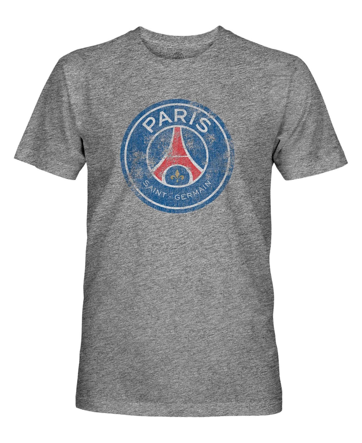 Мужская футболка 1863FC Heather Gray Paris Saint-Germain Color Badge Vintage Tri-Blend — фото 2