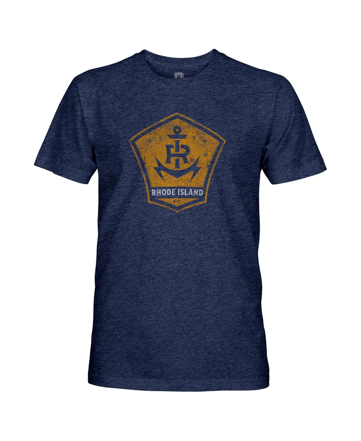 Мужская футболка 1863FC Navy Rhode Island FC Vintage Tri-Blend — фото 2