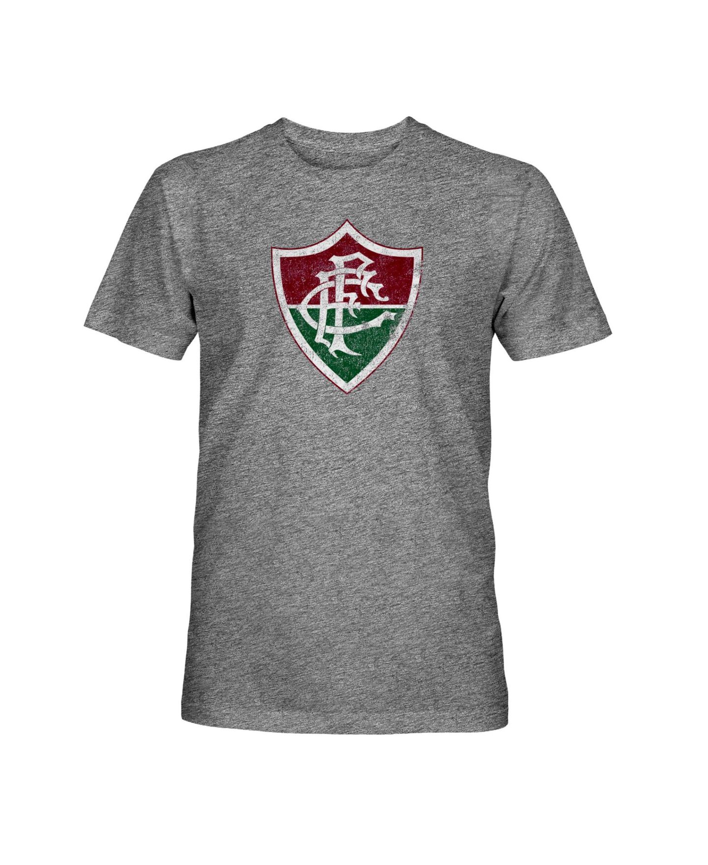 Мужская футболка 1863FC Gray Fluminense FC Color Badge Vintage Tri-Blend — фото 2