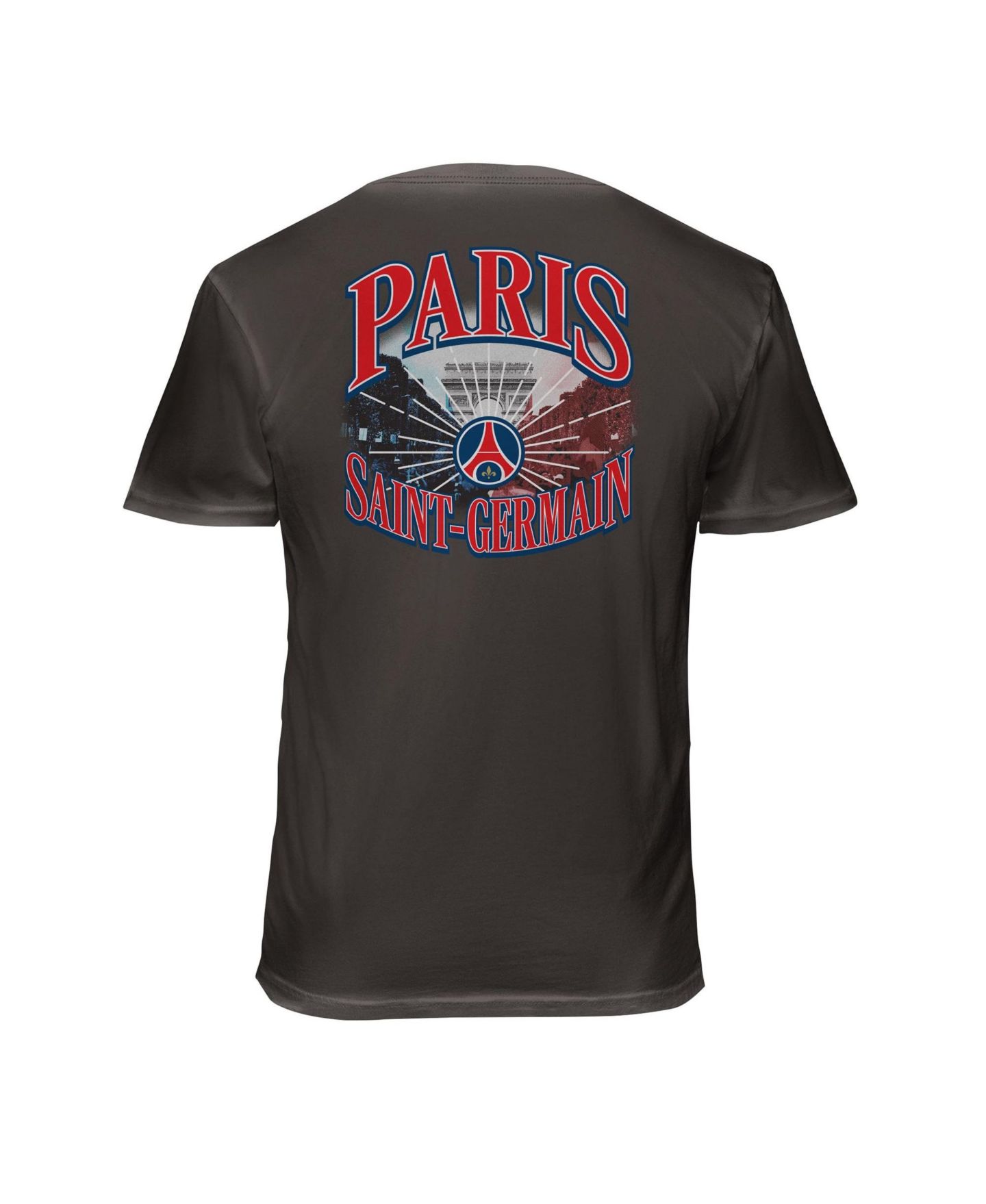 Мужская футболка 1863FC Gray Paris Saint-Germain Wordmark Cotton — фото 3