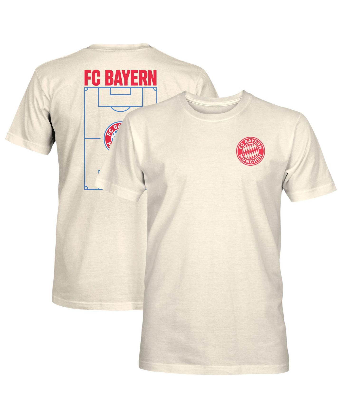 Мужские футболки 1863FC Cream Bayern Munich Duo-Tone Stadium Soft Wash — фото 1