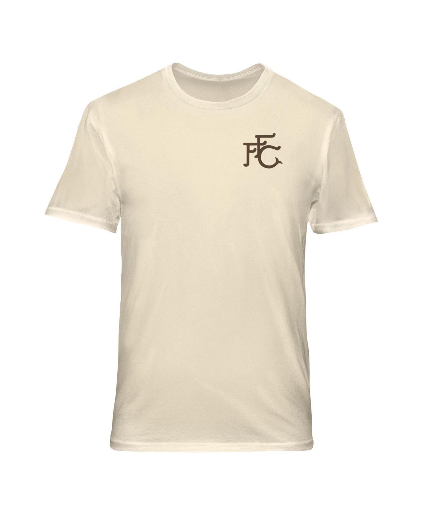 Мужская футболка 1863FC Cream Fulham Vintage Soft Wash — фото 2