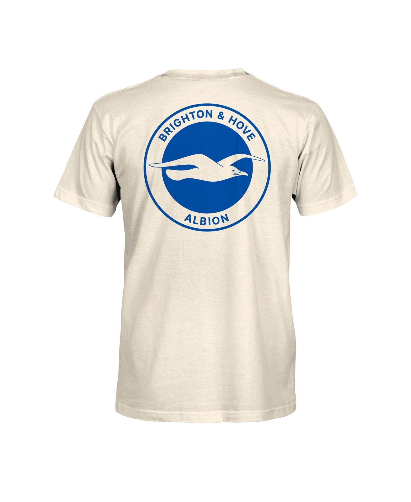Мужская футболка 1863FC Cream Brighton and Hove Albion Big Logo Heavyweight — фото 3