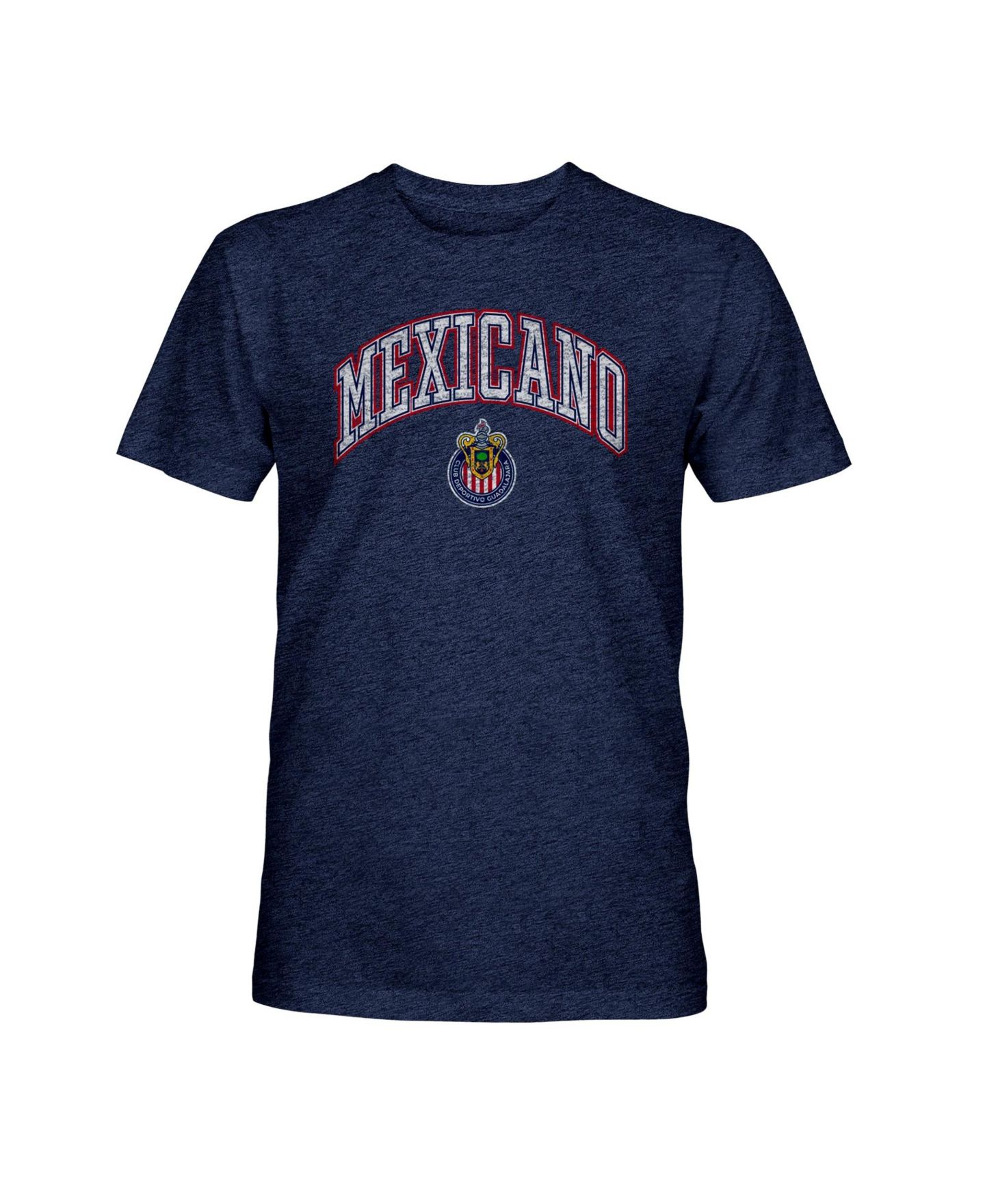 Мужская футболка 1863FC Navy Chivas Color Badge Tri-Blend — фото 2
