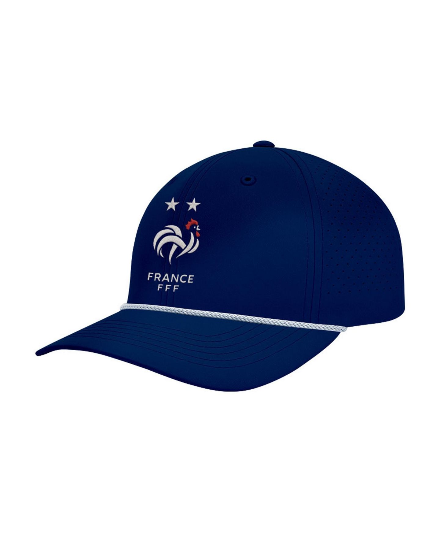 Мужская кепка 1863FC Navy France National Team Federation Color Badge Airflow Adjustable Hat — фото 1