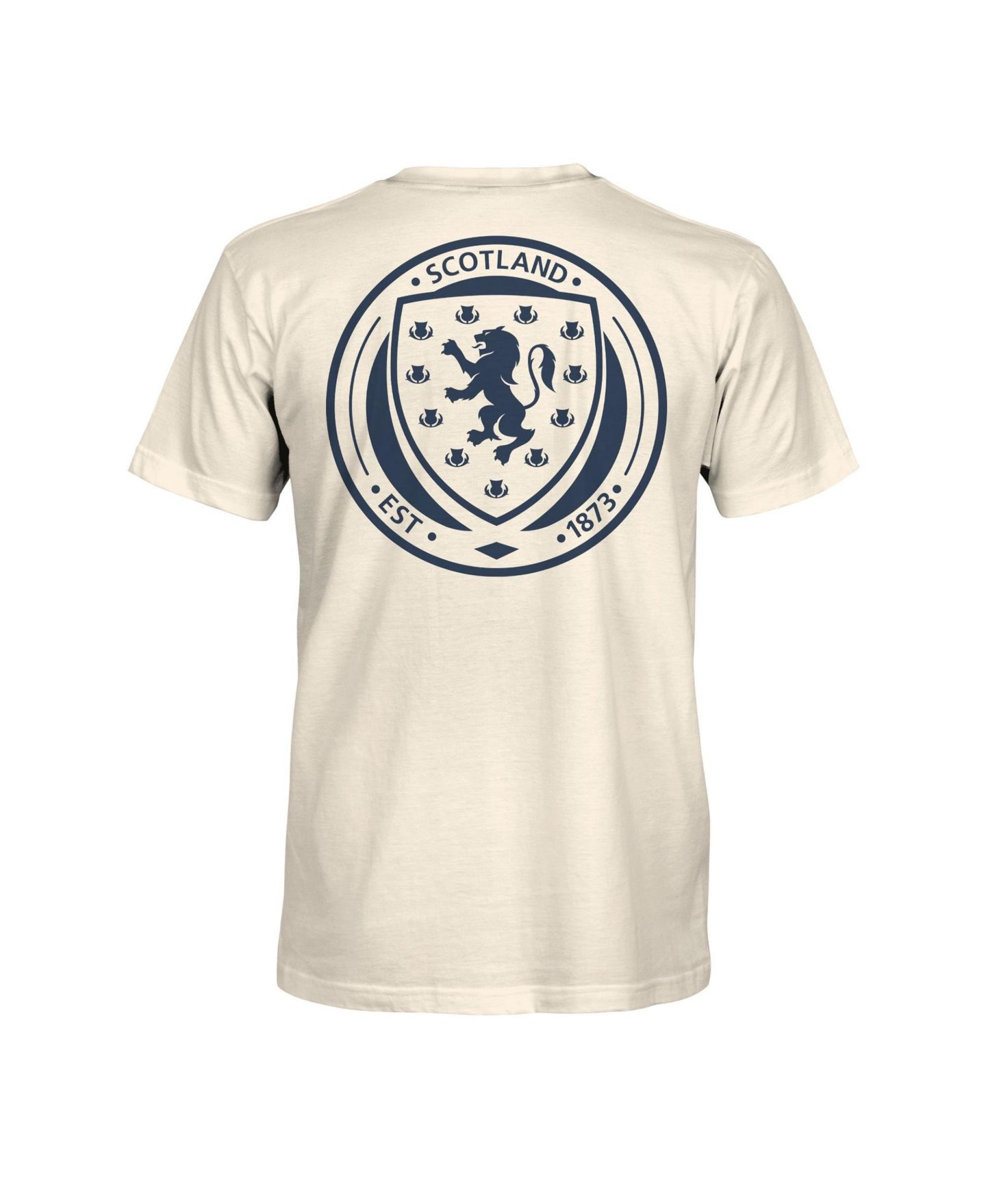 Мужская футболка 1863FC Cream Scotland National Team Big Logo Heavyweight — фото 3