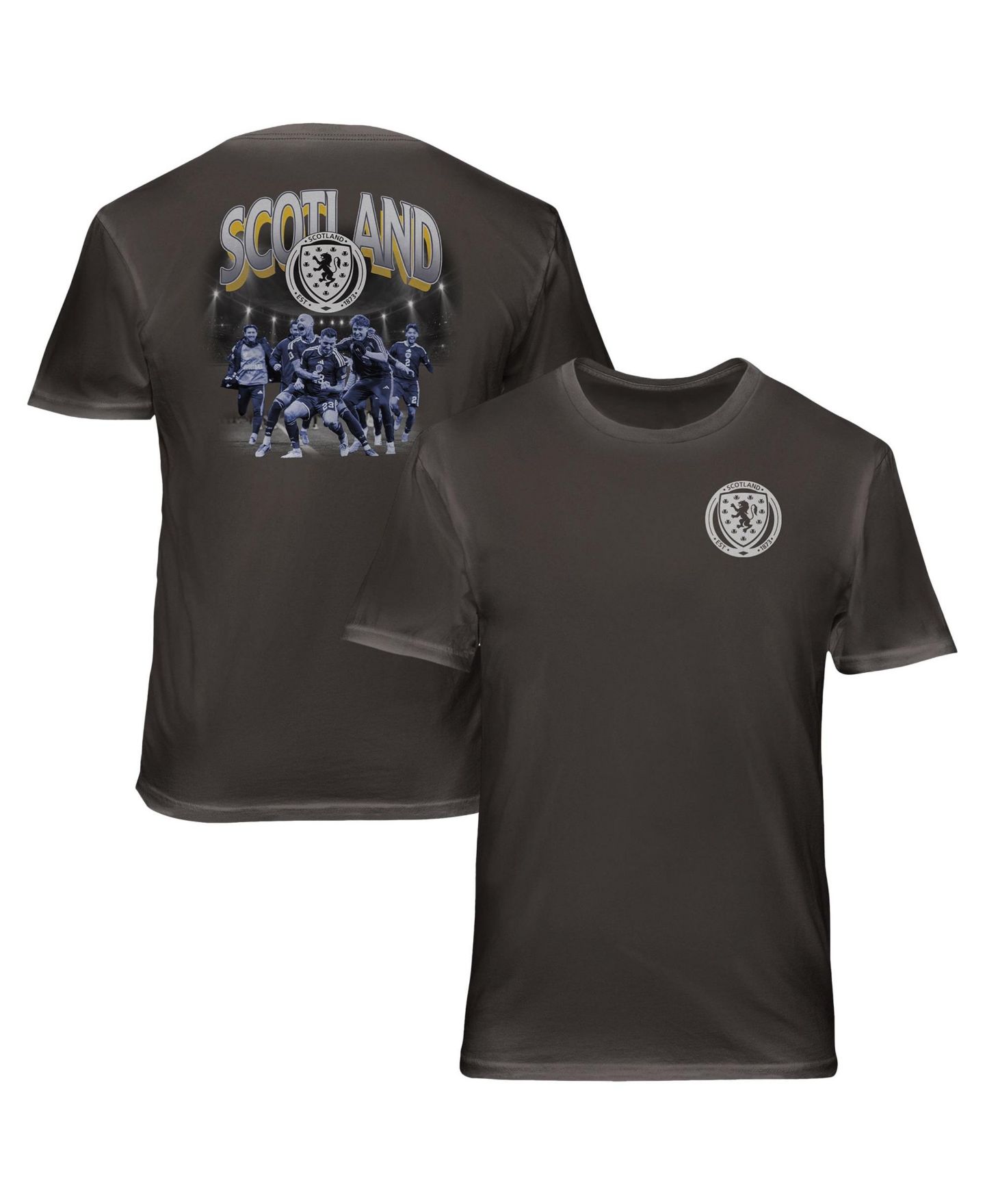 Мужская футболка 1863FC Gray Scotland National Team Soft Wash — фото 1