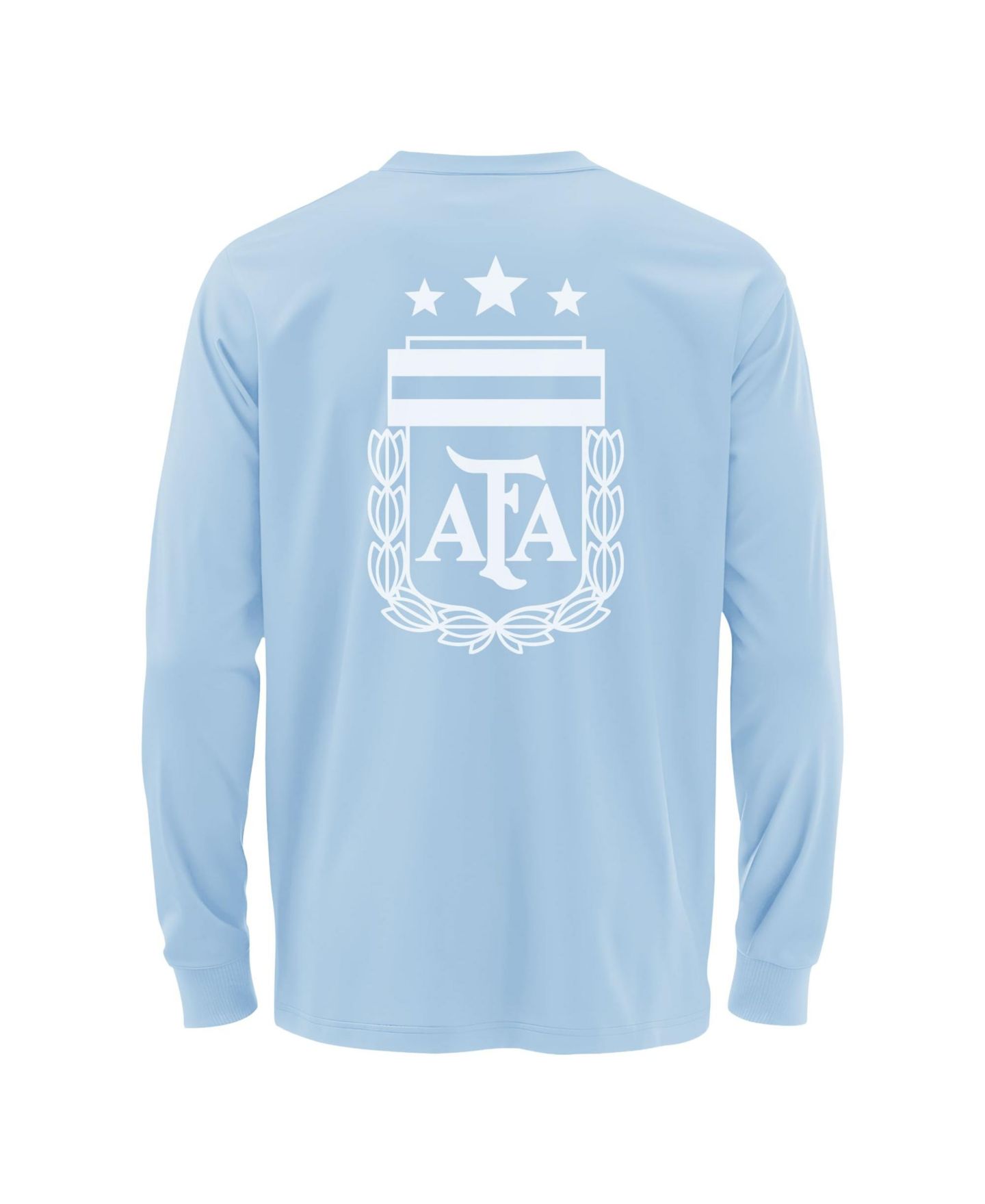 Мужская футболка 1863FC Blue Argentina National Team Mono Badge Wordmark Long-Sleeve — фото 3