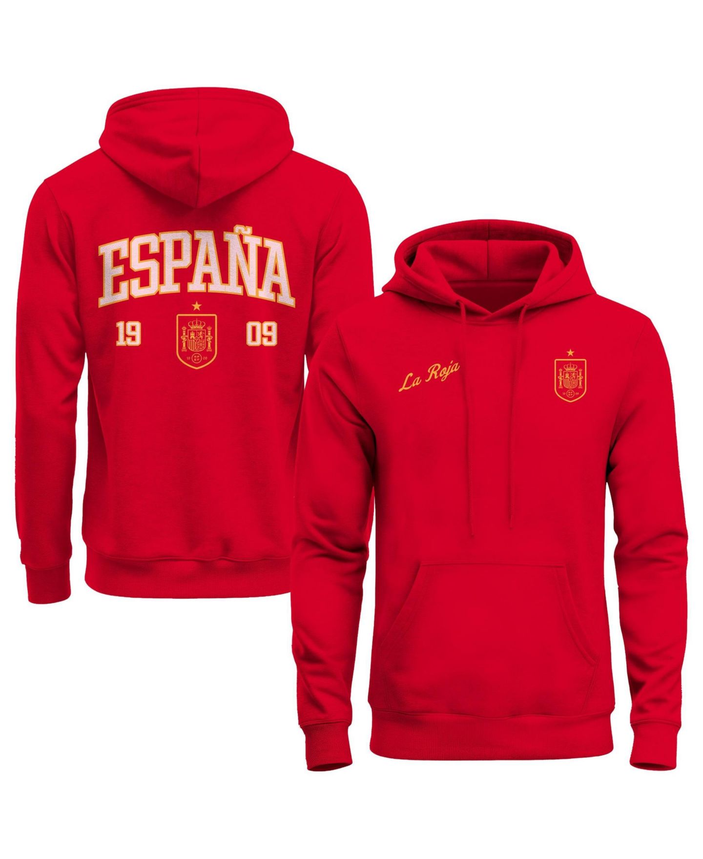 Мужское худи 1863FC Red Spain National Team Athletic Wordmark — фото 1