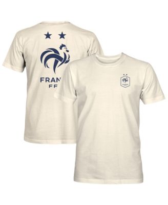 Men's Cream France National Team Big Logo T-Shirt
