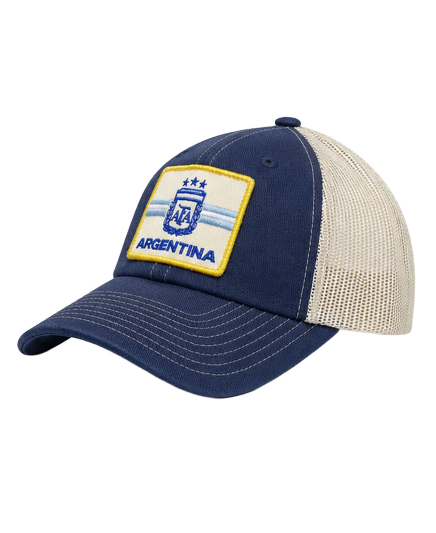 Мужская кепка 1863FC Royal Argentina National Team Wordmark Patch Off Road Adjustable Hat — фото 1