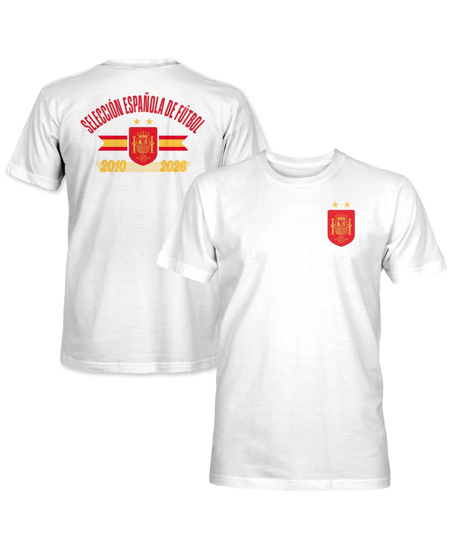 Мужская футболка 1863FC White Spain National Team 2026 Champions — фото 1