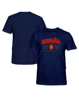Big Boys' and Girls' Navy Spain National Team 2026 Champions Wordmark T-Shirt
