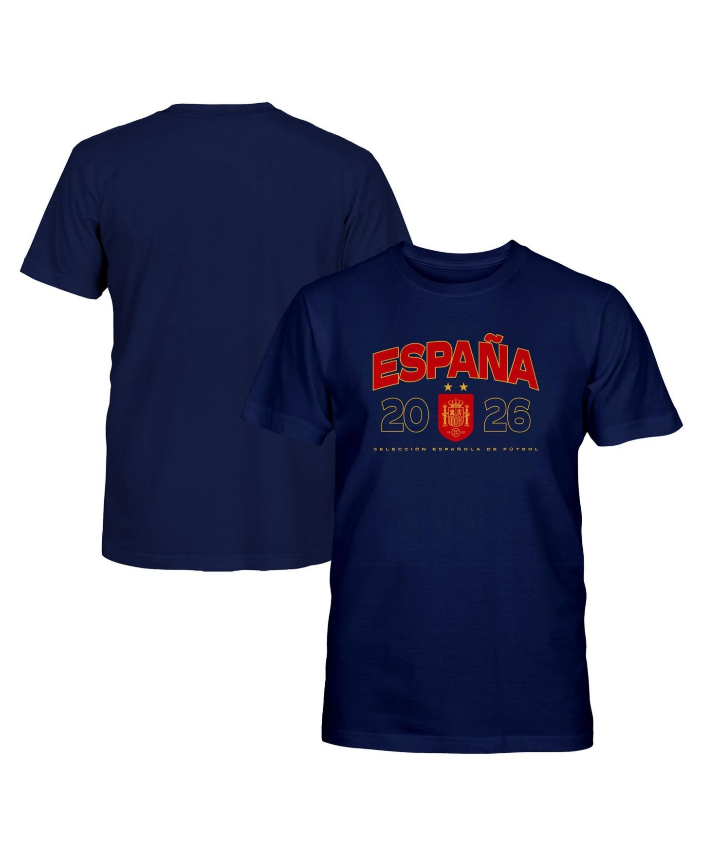Детская футболка 1863FC Navy Spain National Team 2026 Champions Wordmark — фото 1