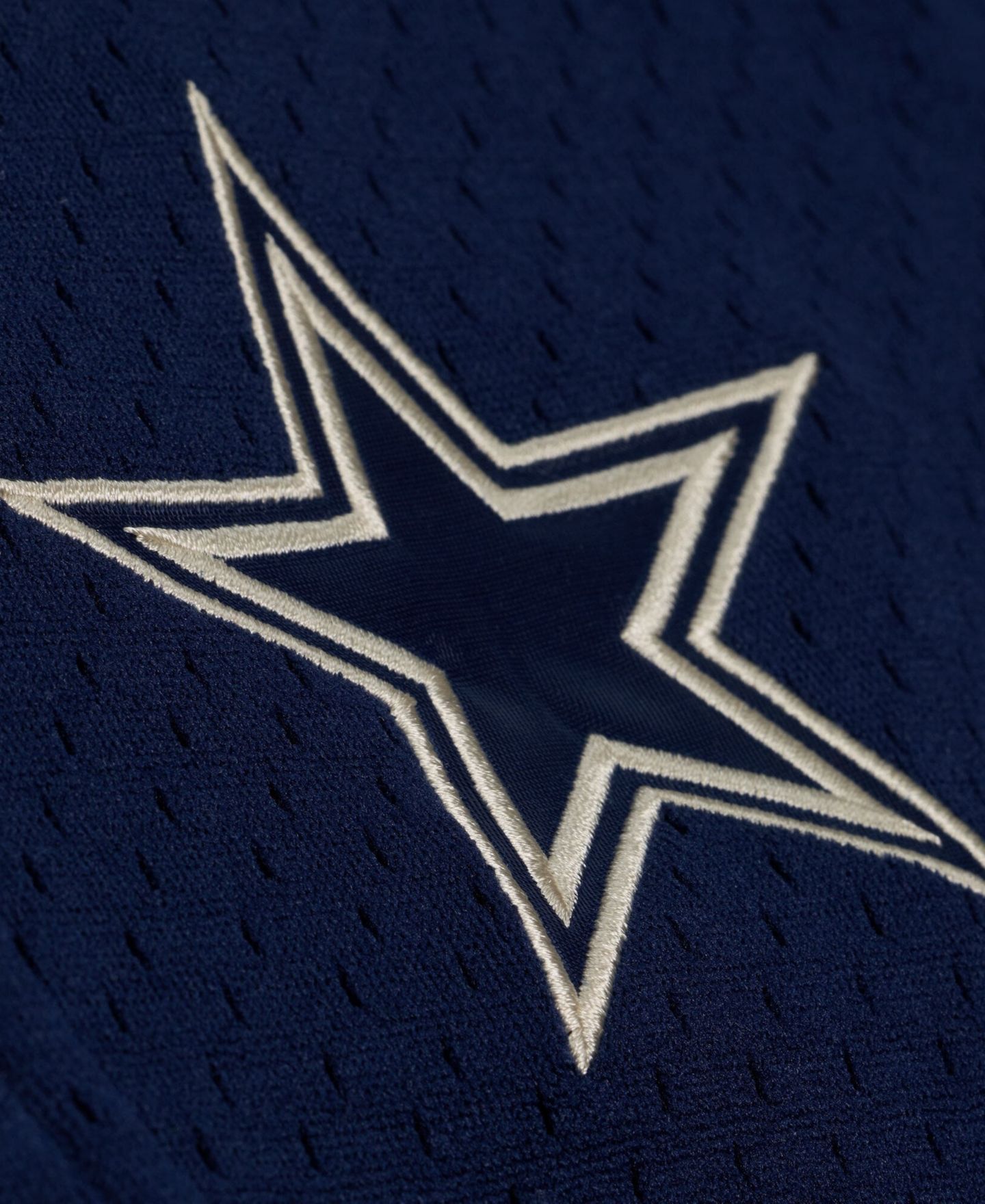 Женский топ Mitchell & Ness Navy Dallas Cowboys Retro Roots Baseball Jersey — фото 3