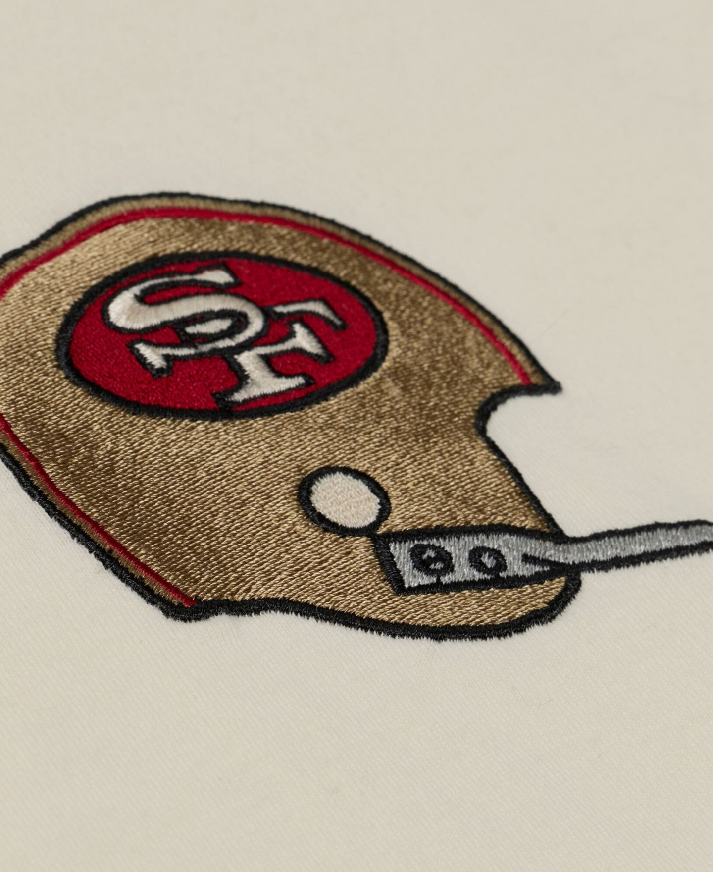Мужская футболка Mitchell & Ness Cream San Francisco 49ers Oversized Heritage Hues — фото 4