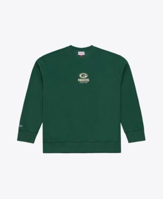 Men's Dark Green Bay Packers Core Essentials Micro Logo Fleece Sweatshirt
