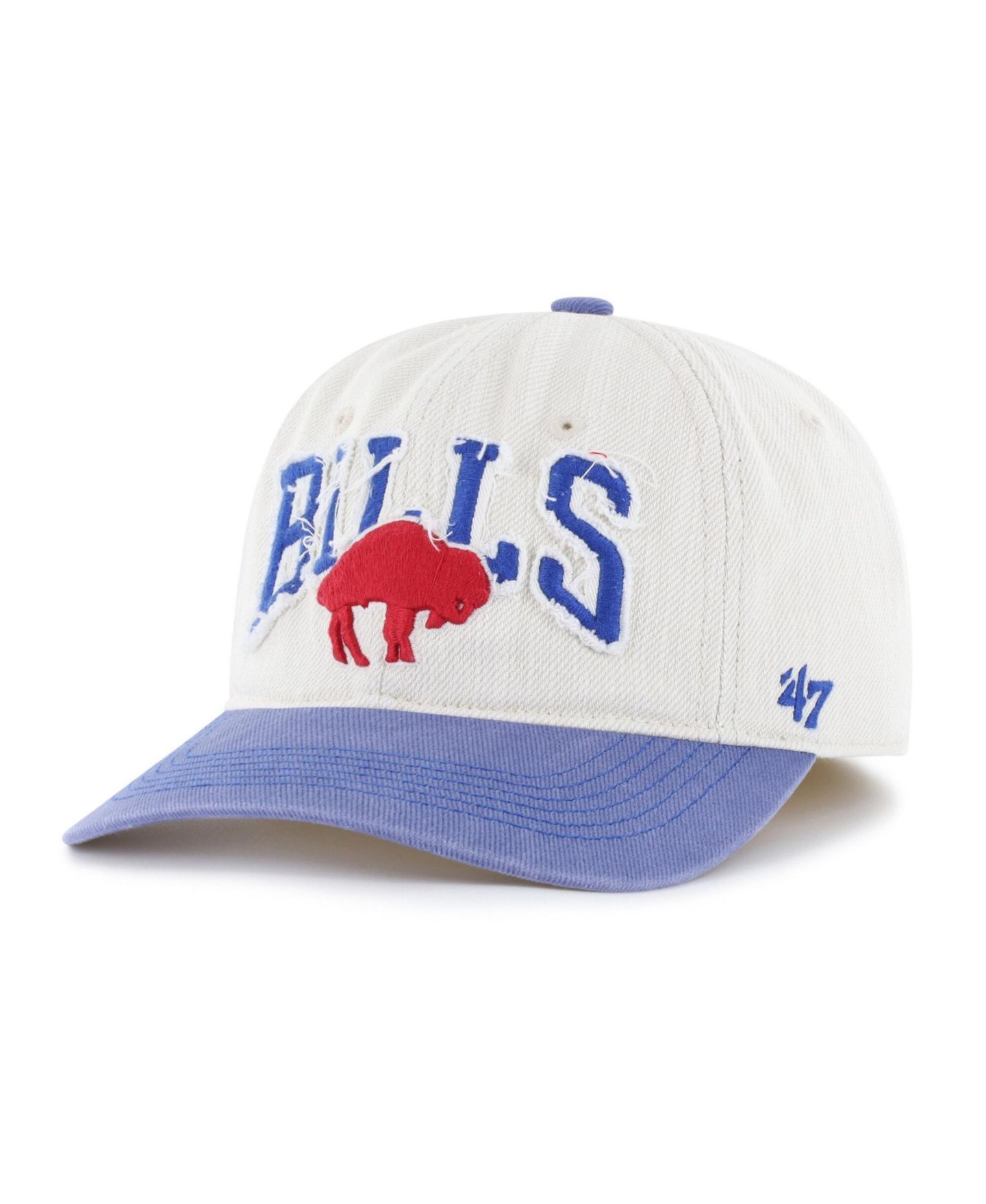 Мужская кепка '47 Brand Natural Buffalo Bills Throwback Groton Franchise Fitted Hat — фото 1
