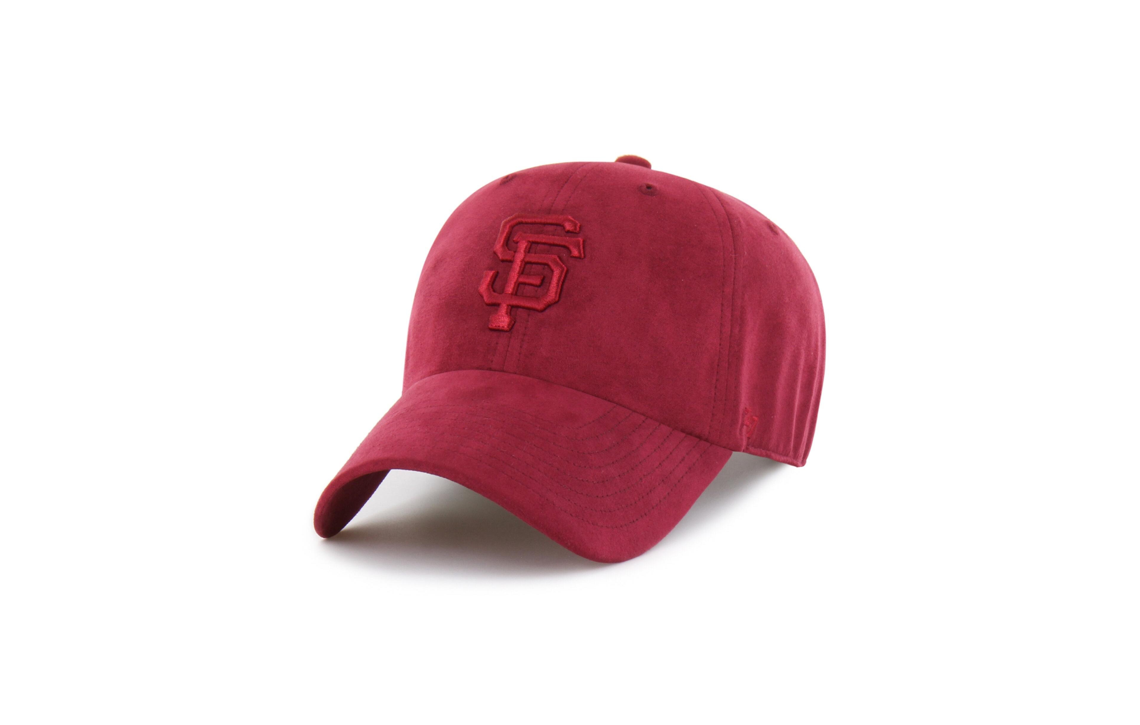 '47 Brand Men's and Women's Red San Francisco Giants Fall Feelings Ballpark Suede Clean Up Hat