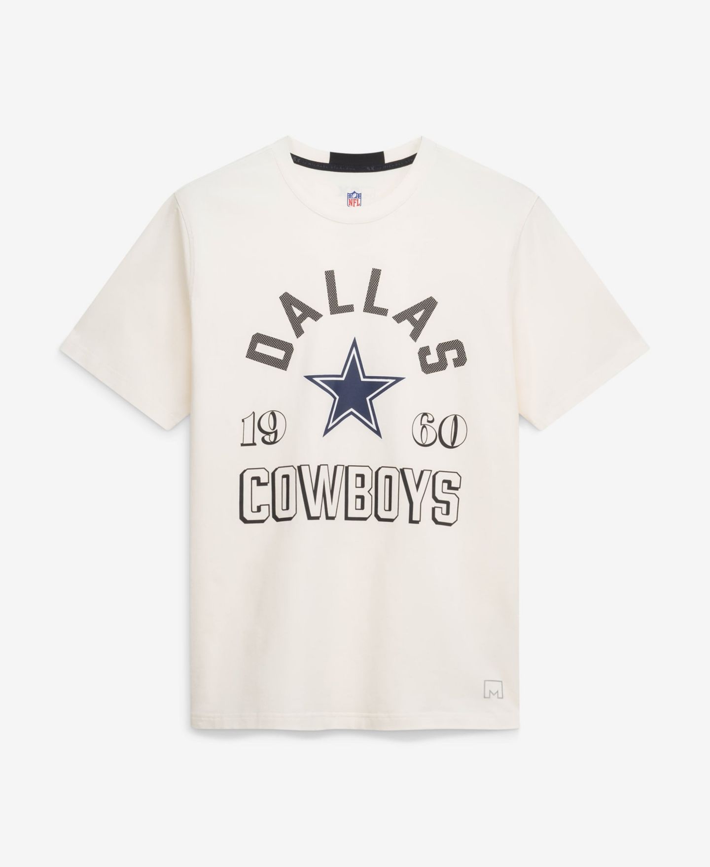 Мужская футболка MSX by Michael Strahan Cream Dallas Cowboys Ultimate Graphic — фото 1