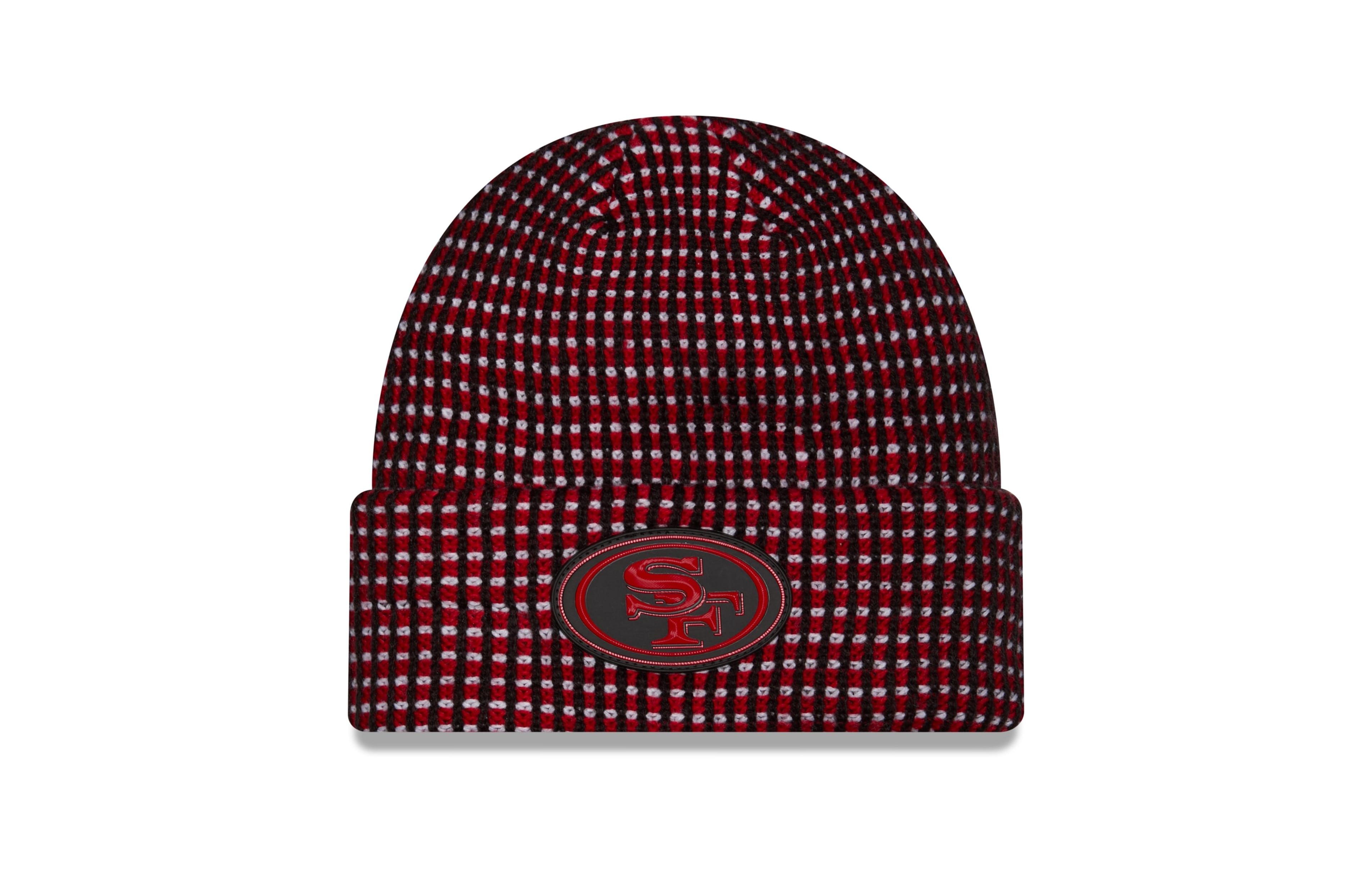 New Era Men's Black San Francisco 49ers 2026 Sideline Cold Weather Cuffed Knit Hat