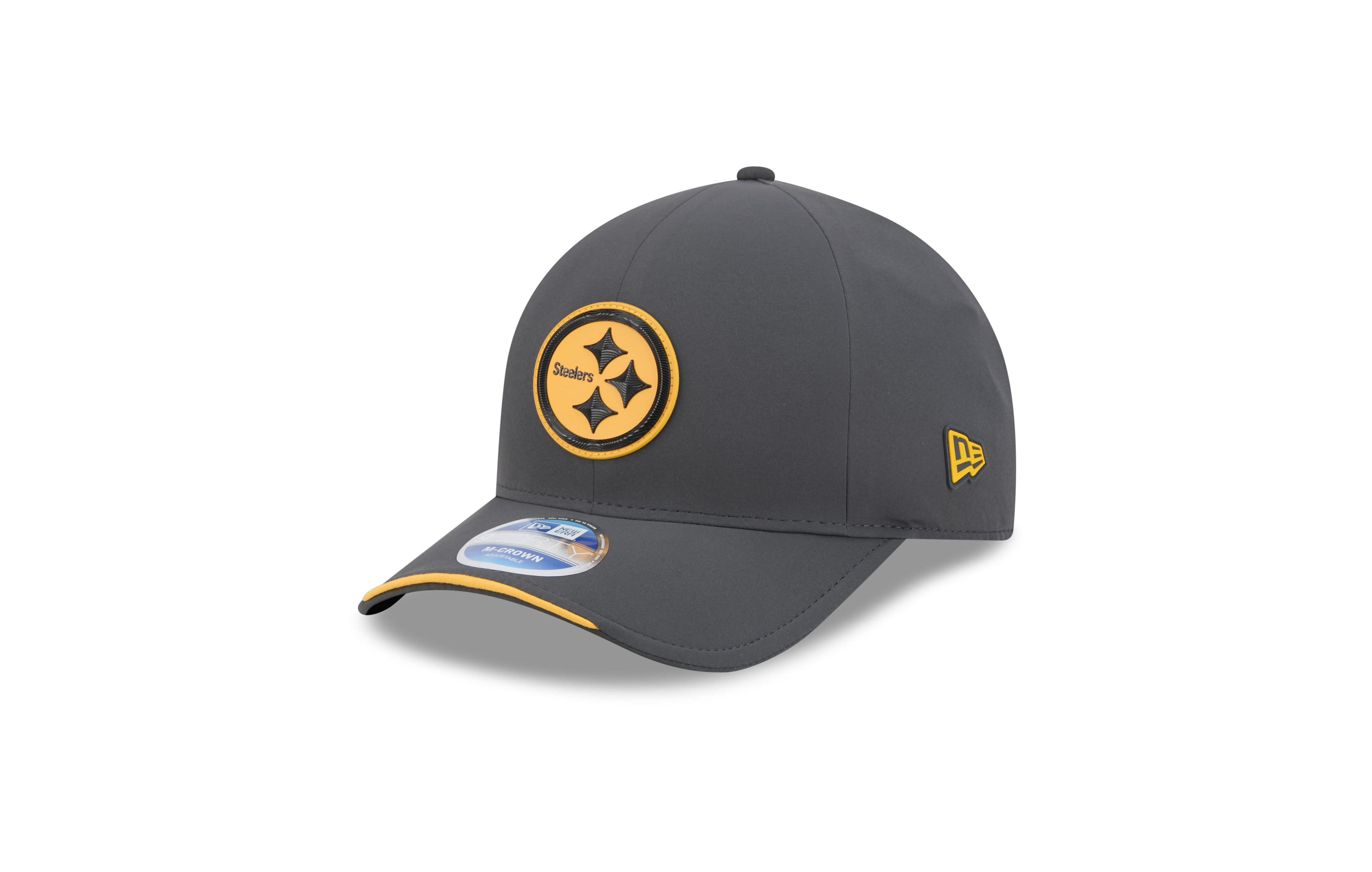 New Era Men's Charcoal Pittsburgh Steelers 2026 Sideline Cold Weather 9FORTY M-Crown Adjustable Hat