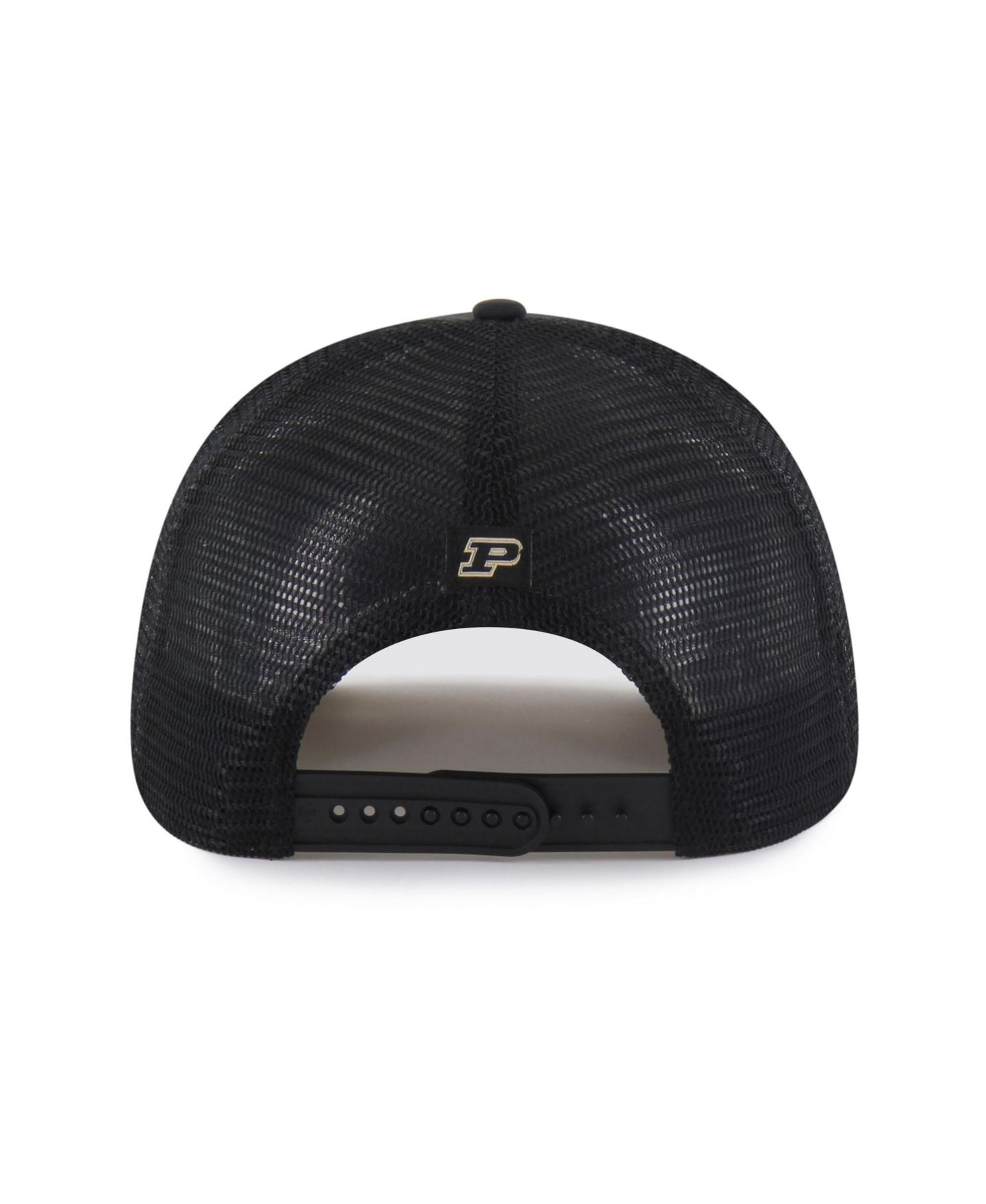 Кепка '47 Brand Black Purdue Boilermakers Condor Mesh Hitch Adjustable Hat — фото 3