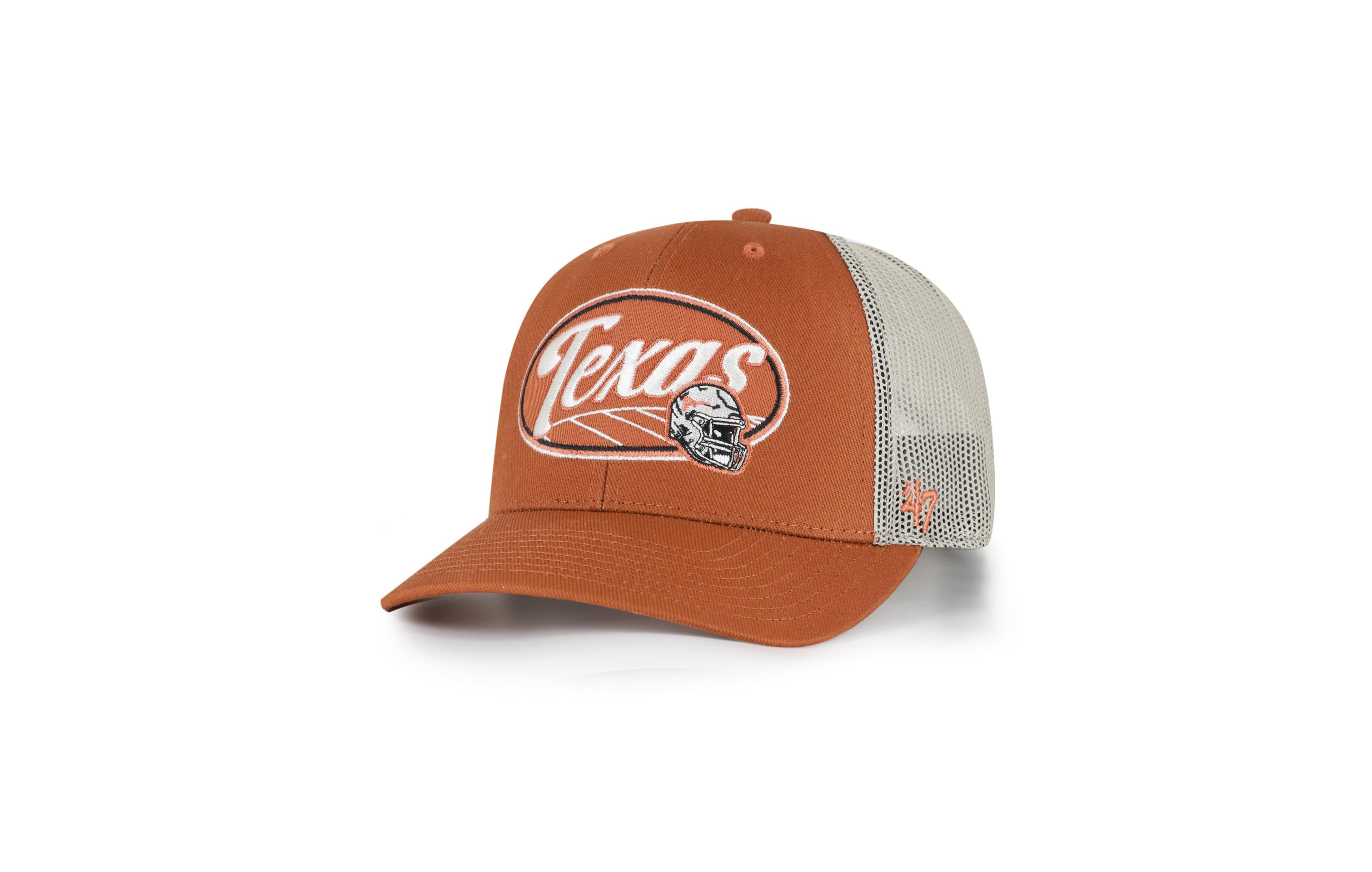 '47 Brand Men's and Women's Texas Orange Texas Longhorns Enfield Adjustable Trucker Hat