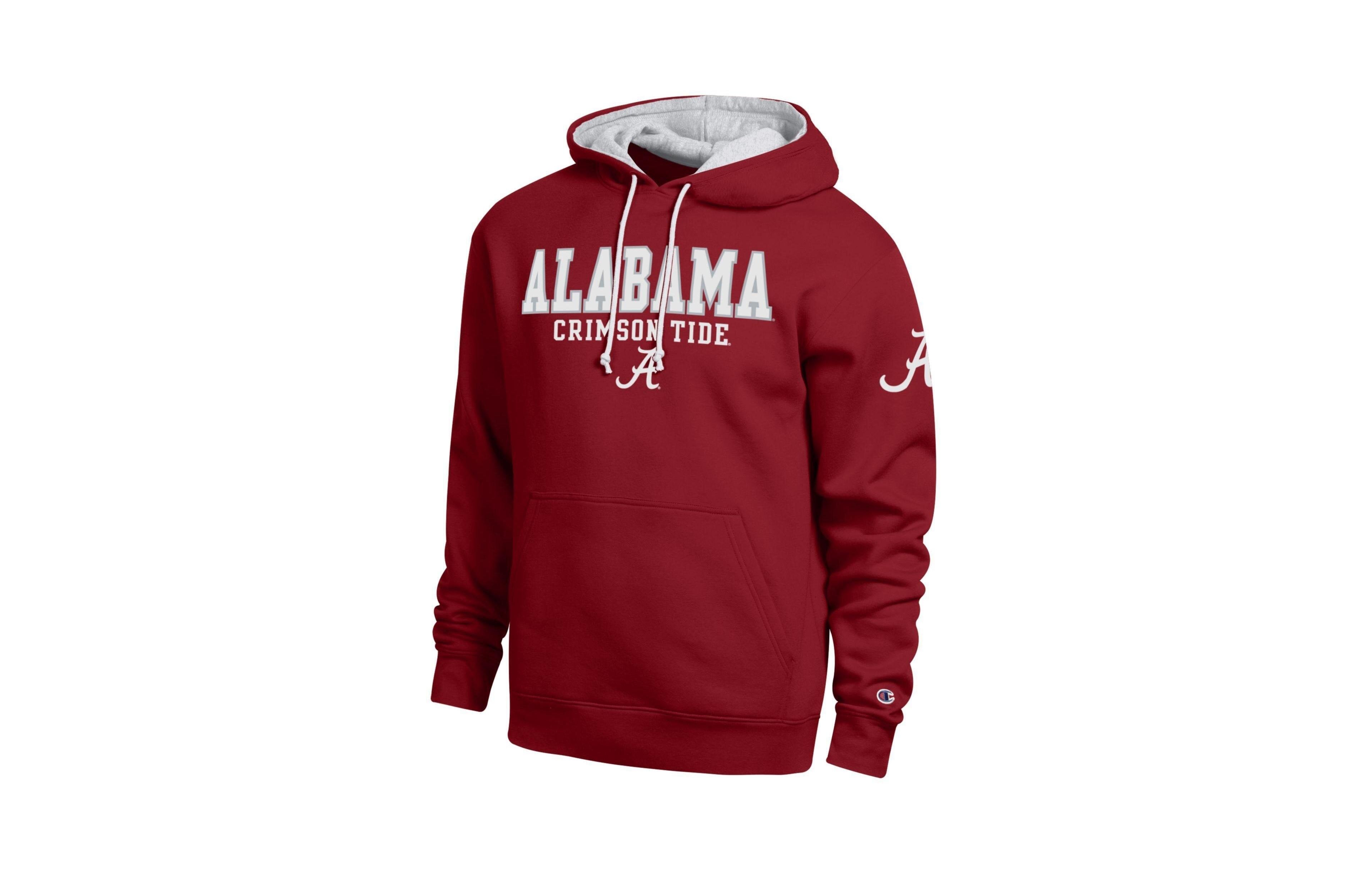 Champion Men's Crimson Alabama Tide Contrast Hoodie
